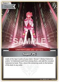 Super PC (U) - Elite Spark - Hololive card