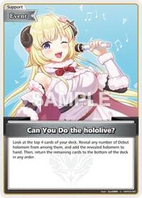 Can You Do the hololive? (U) - Elite Spark - Hololive card