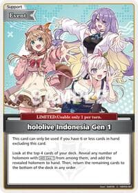 hololive Indonesia Gen 1 (U) - Elite Spark - Hololive card