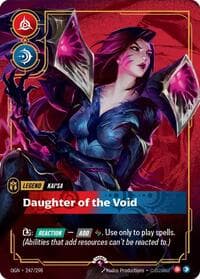 Kai'Sa, Daughter of the Void (Metal) (Best Of) - Riftbound Organized Play Promotional Cards - Riftbound: League of Legends Trading Card Game card