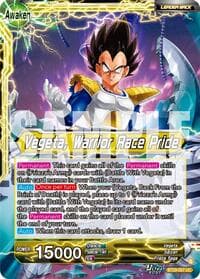 Vegeta // Vegeta, Warrior Race Pride - Fearsome Rivals - Dragon Ball Super: Masters card