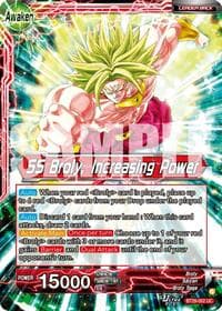 Broly // SS Broly, Increasing Power - Fearsome Rivals - Dragon Ball Super: Masters card