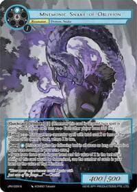 Mnemonic Snake of Oblivion - Journey to Ravidra - Force of Will card