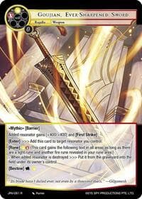 Goujian, Ever-Sharpened Sword - Journey to Ravidra - Force of Will card