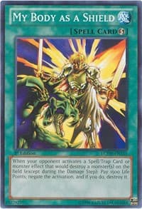 My Body as a Shield - Legendary Collection 3: Yugi's World - YuGiOh card