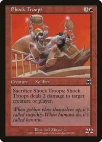 Shock Troops - Mercadian Masques - Magic: The Gathering card