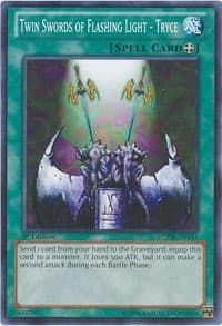 Twin Swords of Flashing Light - Tryce - Legendary Collection 3: Yugi's World - YuGiOh card