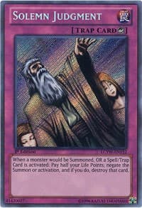 Solemn Judgment - Legendary Collection 3: Yugi's World - YuGiOh card