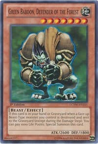 Green Baboon, Defender of the Forest - Legendary Collection 3: Yugi's World - YuGiOh card