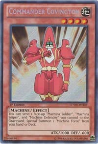 Commander Covington - Legendary Collection 3: Yugi's World - YuGiOh card