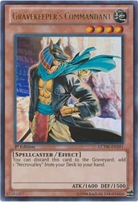 Gravekeeper's Commandant - Legendary Collection 3: Yugi's World - YuGiOh card