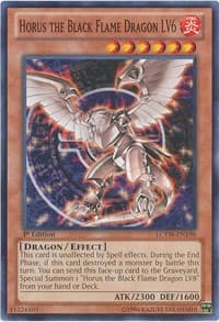 Horus the Black Flame Dragon LV6 - Legendary Collection 3: Yugi's World - YuGiOh card