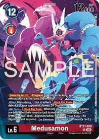 Medusamon (2026 Dash Pack Campaign) (Alternate Art - Chinese) - World Convergence - Digimon Card Game card