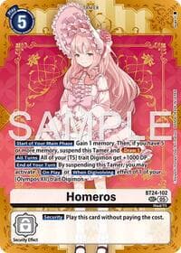 Homeros - Time Stranger - Digimon Card Game card