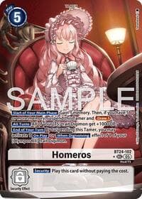Homeros (Alternate Art) - Time Stranger - Digimon Card Game card