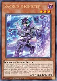 Backup @Ignister - The Lost Art Promotion - YuGiOh card