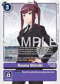 Asuna Shiroki - Time Stranger - Digimon Card Game card