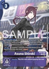 Asuna Shiroki (Alternate Art) - Time Stranger - Digimon Card Game card