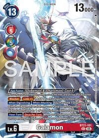Gaiamon (2026 Dash Pack Campaign) (Alternate Art - Japanese) - World Convergence - Digimon Card Game card