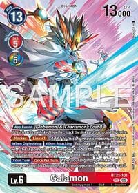 Gaiamon (2026 Dash Pack Campaign) (Alternate Art - Chinese) - World Convergence - Digimon Card Game card