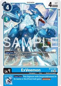 ExVeemon - BT12-022 (Reprint) - Advanced Booster Digimon Generation - Digimon Card Game card
