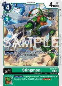 Stingmon - BT12-050 (Reprint) - Advanced Booster Digimon Generation - Digimon Card Game card