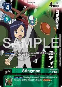 Stingmon - BT12-050 (Alternate Art) - Advanced Booster Digimon Generation - Digimon Card Game card