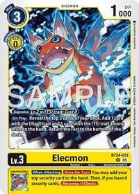 Elecmon - Time Stranger - Digimon Card Game card