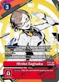 Hiroko Sagisaka (SP) - Time Stranger - Digimon Card Game card