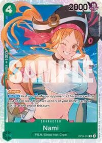 Nami - The Azure Sea's Seven - One Piece Card Game card