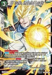 SS Trunks, Implanted Loyalty - Fearsome Rivals - Dragon Ball Super: Masters card