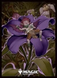 Magic: The Gathering Player's Card Sleeve - Wilds of Eldraine - Bitterblossom MTGS-279 (80-Pack) - Ensky Card Sleeves - Card Sleeves card