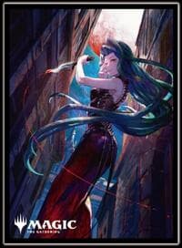 Magic: The Gathering Player's Card Sleeve - Foundations - Aphelia, Viper Whisperer MTGS-337 (80-Pack) - Ensky Card Sleeves - Card Sleeves card