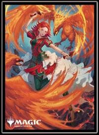 Magic: The Gathering Player's Card Sleeve - Foundations - Rionya, Fire Dancer MTGS-333 (80-Pack) - Ensky Card Sleeves - Card Sleeves card