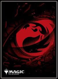 Magic: The Gathering Player's Card Sleeve - Mana Minimalist - Red Mana MTGS-301 (80-Pack) - Ensky Card Sleeves - Card Sleeves card
