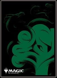 Magic: The Gathering Player's Card Sleeve - Mana Minimalist - Green Mana MTGS-302 (80-Pack) - Ensky Card Sleeves - Card Sleeves card