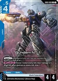 Gundam NT-1 - Steel Requiem - Gundam Card Game card