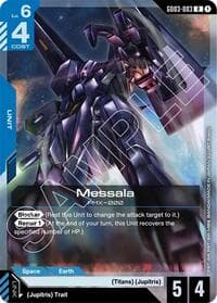 Messala - Steel Requiem - Gundam Card Game card