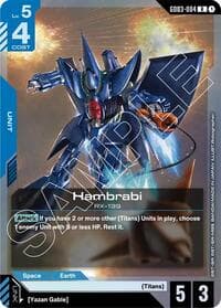 Hambrabi - Steel Requiem - Gundam Card Game card
