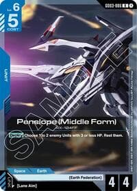 Penelope (Middle Form) - Steel Requiem - Gundam Card Game card