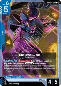 Baund Doc - Steel Requiem - Gundam Card Game card