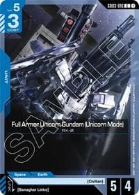 Full Armor Unicorn Gundam (Unicorn Mode) - Steel Requiem - Gundam Card Game card