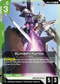Gundam Kyrios - Steel Requiem - Gundam Card Game card