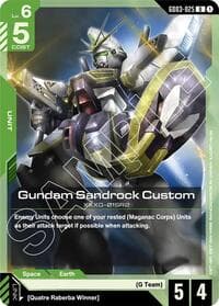 Gundam Sandrock Custom - Steel Requiem - Gundam Card Game card