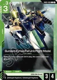 Gundam Kyrios (Tail Unit Flight Mode) - Steel Requiem - Gundam Card Game card