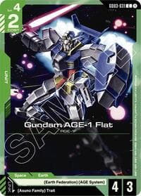Gundam AGE-1 Flat - Steel Requiem - Gundam Card Game card