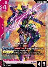 GFreD - Steel Requiem - Gundam Card Game card