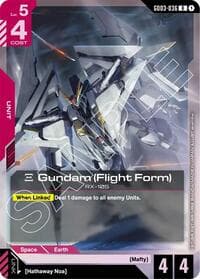 Xi Gundam (Flight Form) - Steel Requiem - Gundam Card Game card