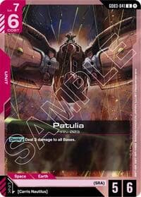 Patulia - Steel Requiem - Gundam Card Game card