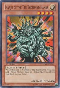 Manju of the Ten Thousand Hands - Legendary Collection 3: Yugi's World - YuGiOh card